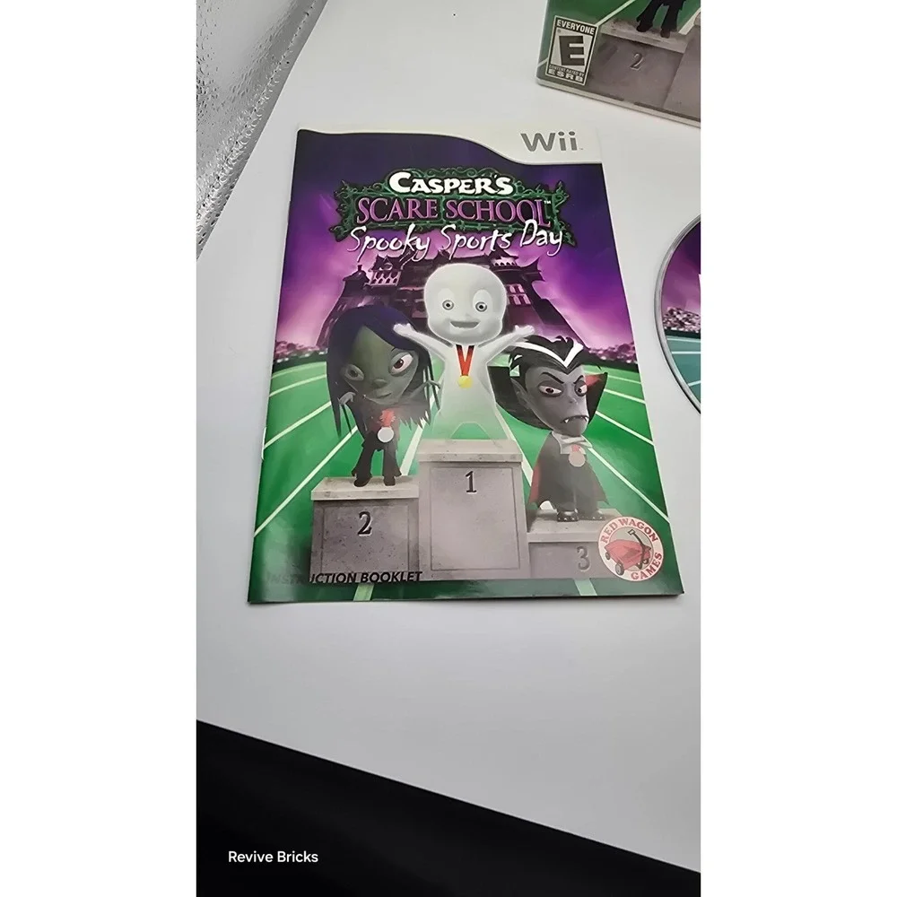 Caspers Scare School Spooky Sports‎ Day (Nintendo Wii, 2010) CIB Complete Tested